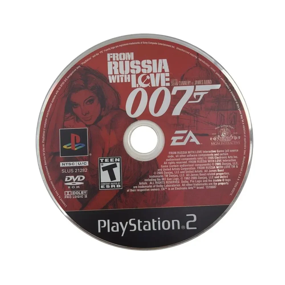 007 From Russia With Love Sony PlayStation 2 PS2 CIB Complete Tested